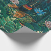 Traum im Exotischen Urwald Geschenkpapier (Ecke)