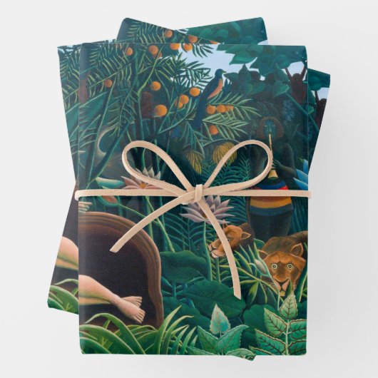 Traum im Exotischen Urwald Geschenkpapier Set (Beispiel)