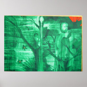 Traum im Grün Poster