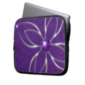 Traum im Laptop-Fall von Amethyst Laptopschutzhülle (Vorderseite Links)
