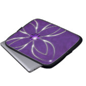 Traum im Laptop-Fall von Amethyst Laptopschutzhülle (Vorne Knopf)