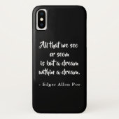 Traum im Traum Edgar Allan Poe Case-Mate iPhone Hülle (Rückseite)