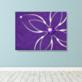 Traum in Amethyst Canvas Print Leinwanddruck (Insitu (Holzboden))