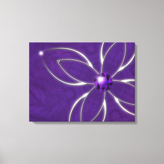 Traum in Amethyst Canvas Print Leinwanddruck (Vorderseite)