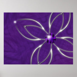 Traum in Amethyst Print Poster