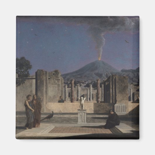 Traum in den Ruinen von Pompeji, 1866 Magnet (Vorne)