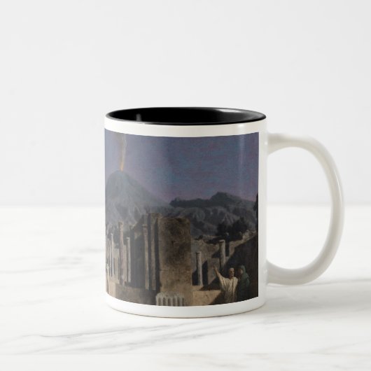 Traum in den Ruinen von Pompeji, 1866 Zweifarbige Tasse (Rechts)