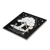 Traum in die Realität - Kleiner Junge, große Träum Fliese (Seite)