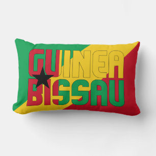 Traum in Farbe mit dem Patrioten der Guinea-Bissau Lendenkissen