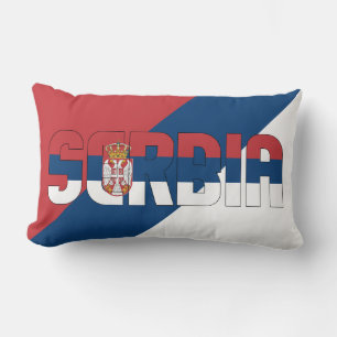 Traum in Farbe mit der patrouillischen Flagge Serb Lendenkissen