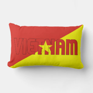 Traum in Farbe mit der patrouillischen Flagge Viet Lendenkissen