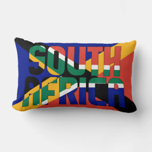 Traum in Farbe mit Südafrika Patriotic Lendenkissen