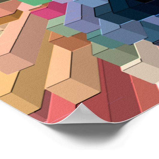 Traum in Farbe...... Poster (Ecke)