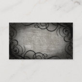 Traum innerhalb Traumkoordinaten Visitenkarte (Rückseite)