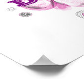Traum Inspiration Custom Blume Art Poster (Ecke)