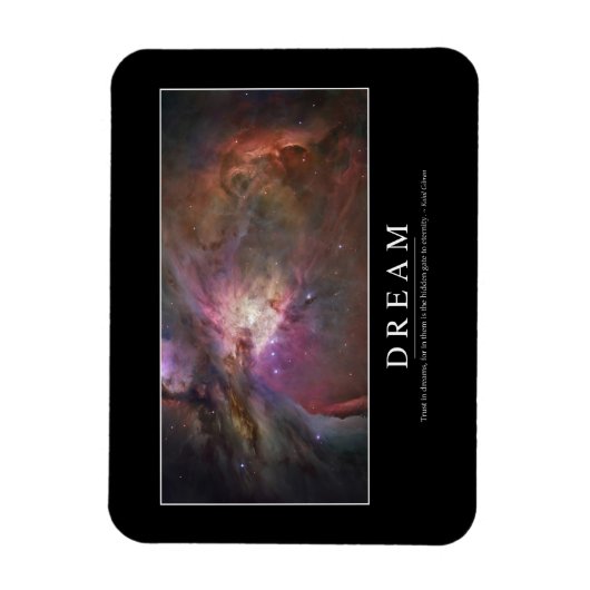 Traum: Inspiration Zitat Magnet (Vertikal)