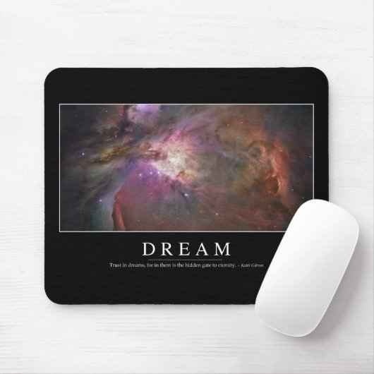 Traum: Inspiration Zitat Mousepad (Mit Mouse)