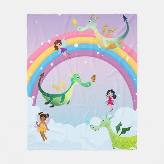 Traum jedes Mädchens Fleecedecke (Vorderseite)