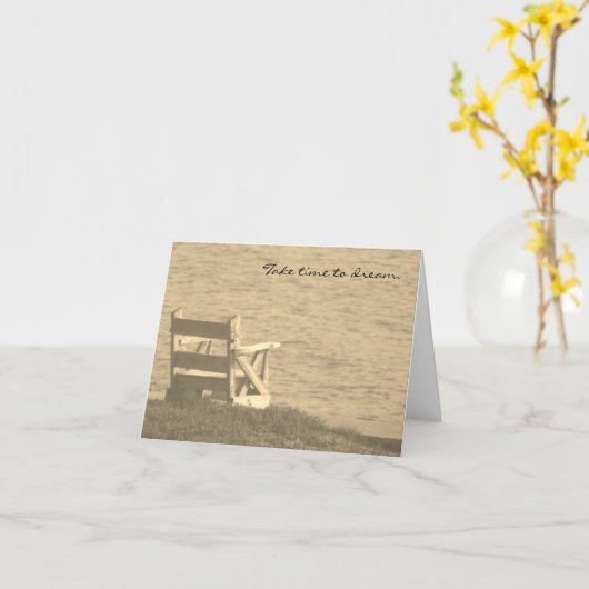 Traum Karte (Gelbe Blume)