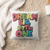 Traum klein, inspirierende Zitate Kissen (Decke)