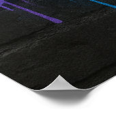 Traum lauter, Graffiti-Stil Motivationsposter Poster (Ecke)