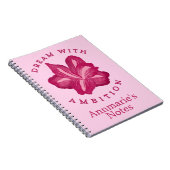 Traum mit Ehrensatz Notizblock (Rechte Seite)