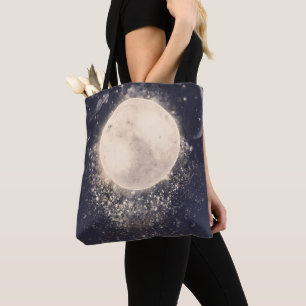 Traum Mond Magie Kosmische Funken Tasche