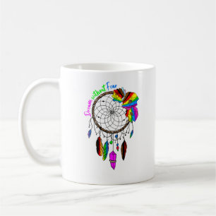 Traum ohne Angst - LGBTQ+ Traumfänger Kaffeetasse