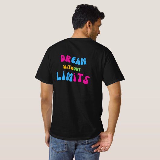 Traum ohne Grenzen T-Shirt (Schwarz voll)