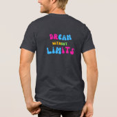 Traum ohne Grenzen Tri-Blend Shirt (Rückseite)