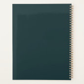 Traum, Plan, 12-monatiger Planer in Grün machen (Rückseite)