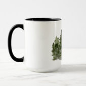 Traum Plan Mach Aquarell Wald Tasse (Links)