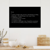 Traum Poster (Küche)