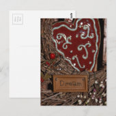 Traum Postkarte (Vorne/Hinten)