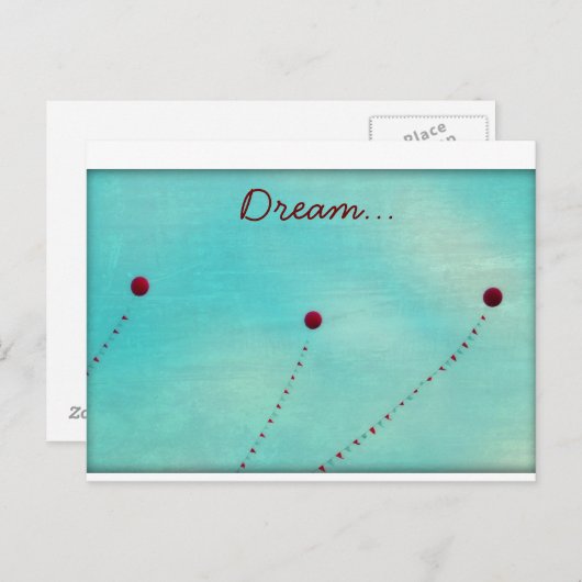 Traum Postkarte (Vorne/Hinten)