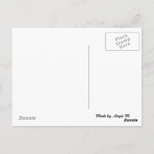 Traum Postkarte (Rückseite)