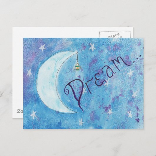 Traum Postkarte (Vorne/Hinten)