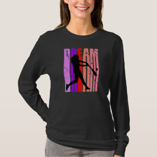 Traum Retro Baseball Grenzenlos Funky Silhouette W T-Shirt