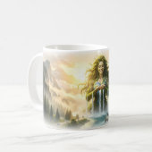 Traum-Tasse 'Geist des Wasserfalltals' Kaffeetasse (Vorderseite Links)