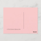 Traum tatsächlich Postkarte (Rückseite)