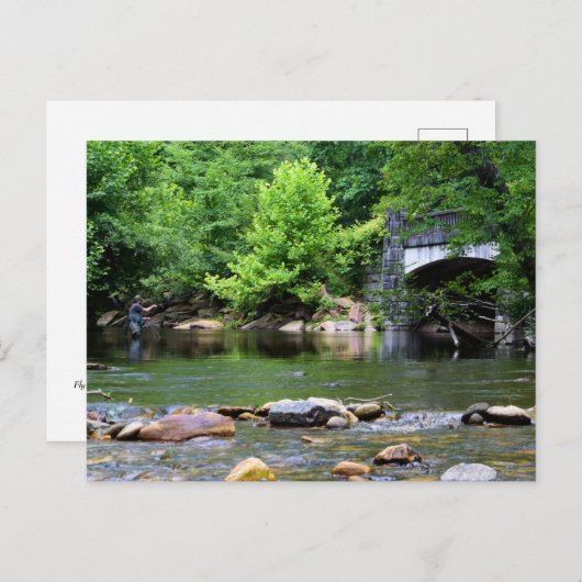 Traum vom Angeltag Postkarte (Vorne/Hinten)