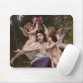 Traum vom Frühling, Rêve de Printemps von Bouguere Mousepad (Mit Mouse)