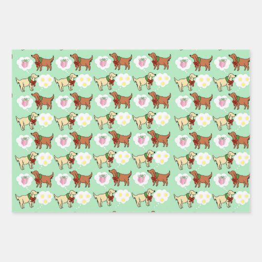 Traum vom Tennisball-Set Geschenkpapier Set (Vorderseite 3)