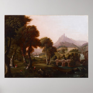 Traum von Arcadia (1838) — Thomas Cole Poster