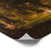 Traum von Arcadia (1838) — Thomas Cole Print Poster (Ecke)
