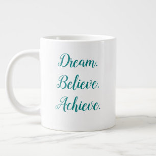 Traum von benutzerdefinierten Angeboten glauben, A Jumbo-Tasse