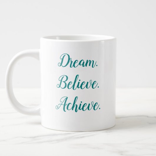 Traum von benutzerdefinierten Angeboten glauben, A Jumbo-Tasse (Links)