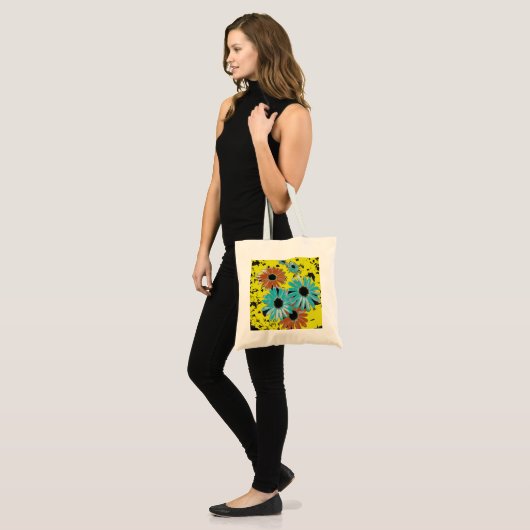 Traum von Daisies Budge Tasche (Vorderseite (Model))