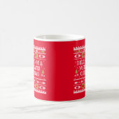 Traum von einem Whitewater Weihnachten Rote Gruß C Kaffeetasse (Mittel)