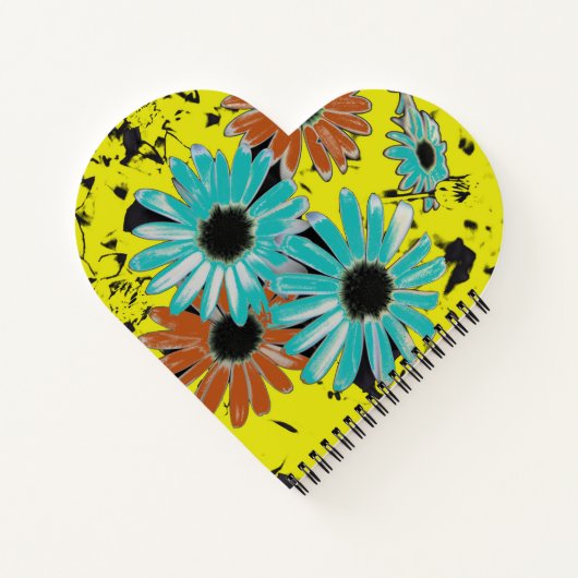 Traum von Heart Shaped Notebook Notizblock (Rückseite)